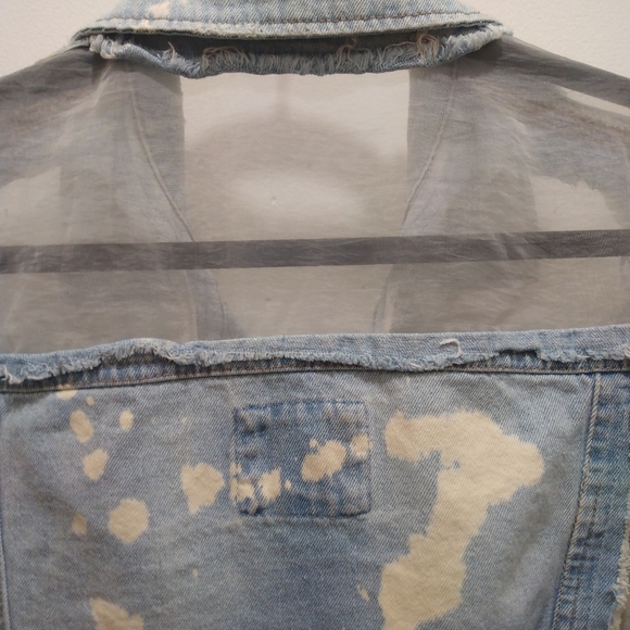 Forever 21 Reconstructed Jean Jacket. Women's medium. - Picture 7 of 8